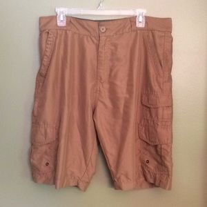 Iron Co. Polyester Cargo Shorts Men's Size 34